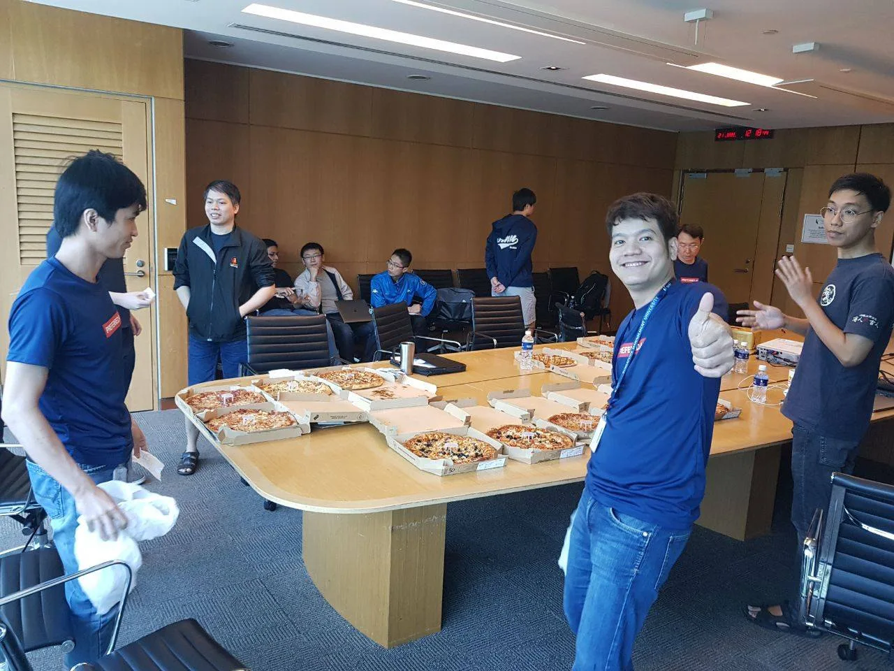 We don’t need AI to learn the food preferences of PhD students. Without question, pizzas and lots of them.