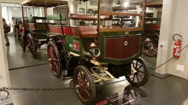 A car at the National Automobile Museum in Turin