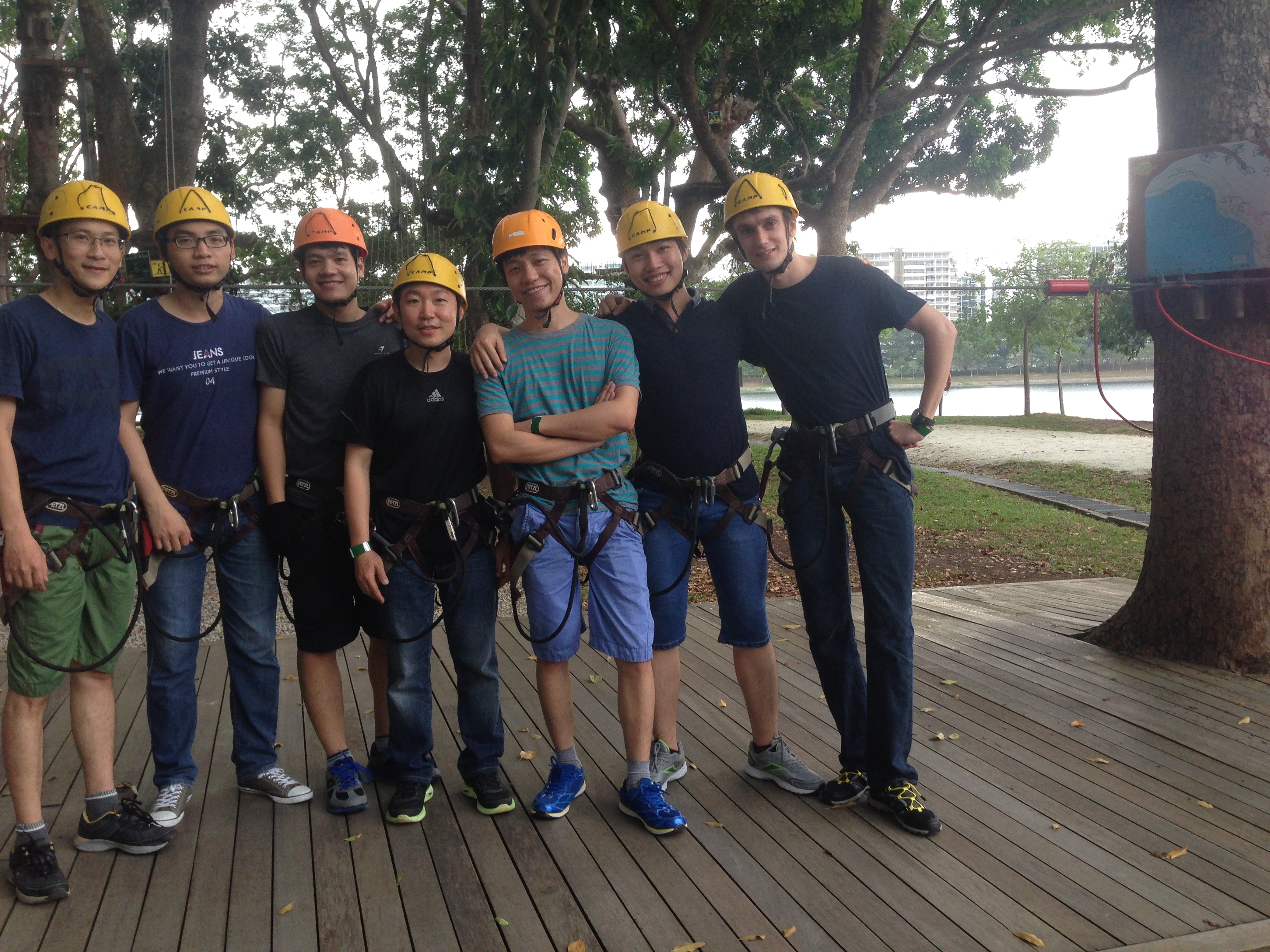 Group outing in April 2015, shortly before Andrew matriculated in the PhD programme(from left: Tuan Le, Trong Nguyen, Trong Le, Hady, Son, Andrew, Maksim)