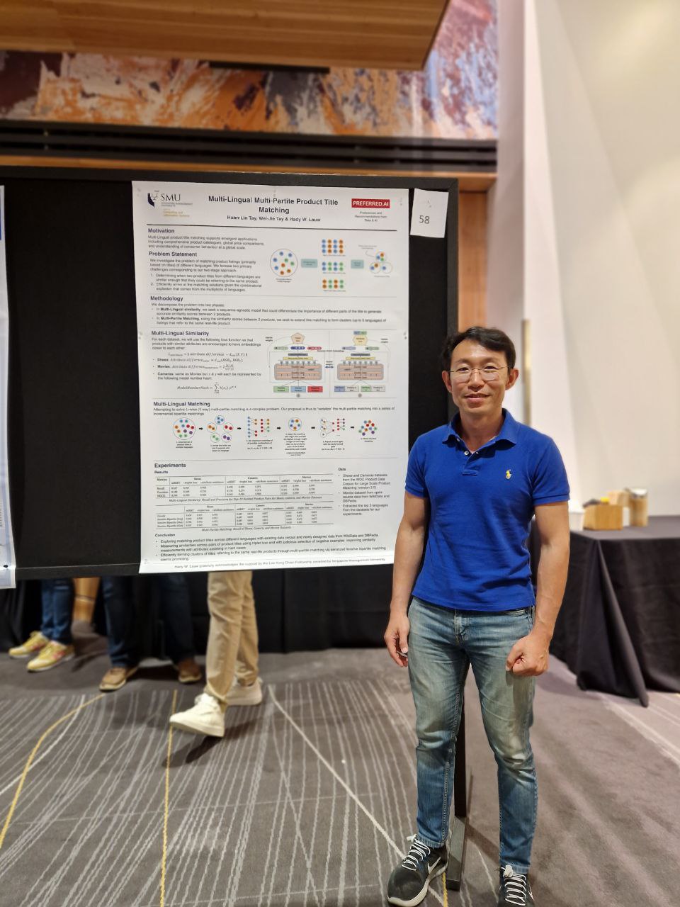 Poster session allowed attendees to interact with poster presenters