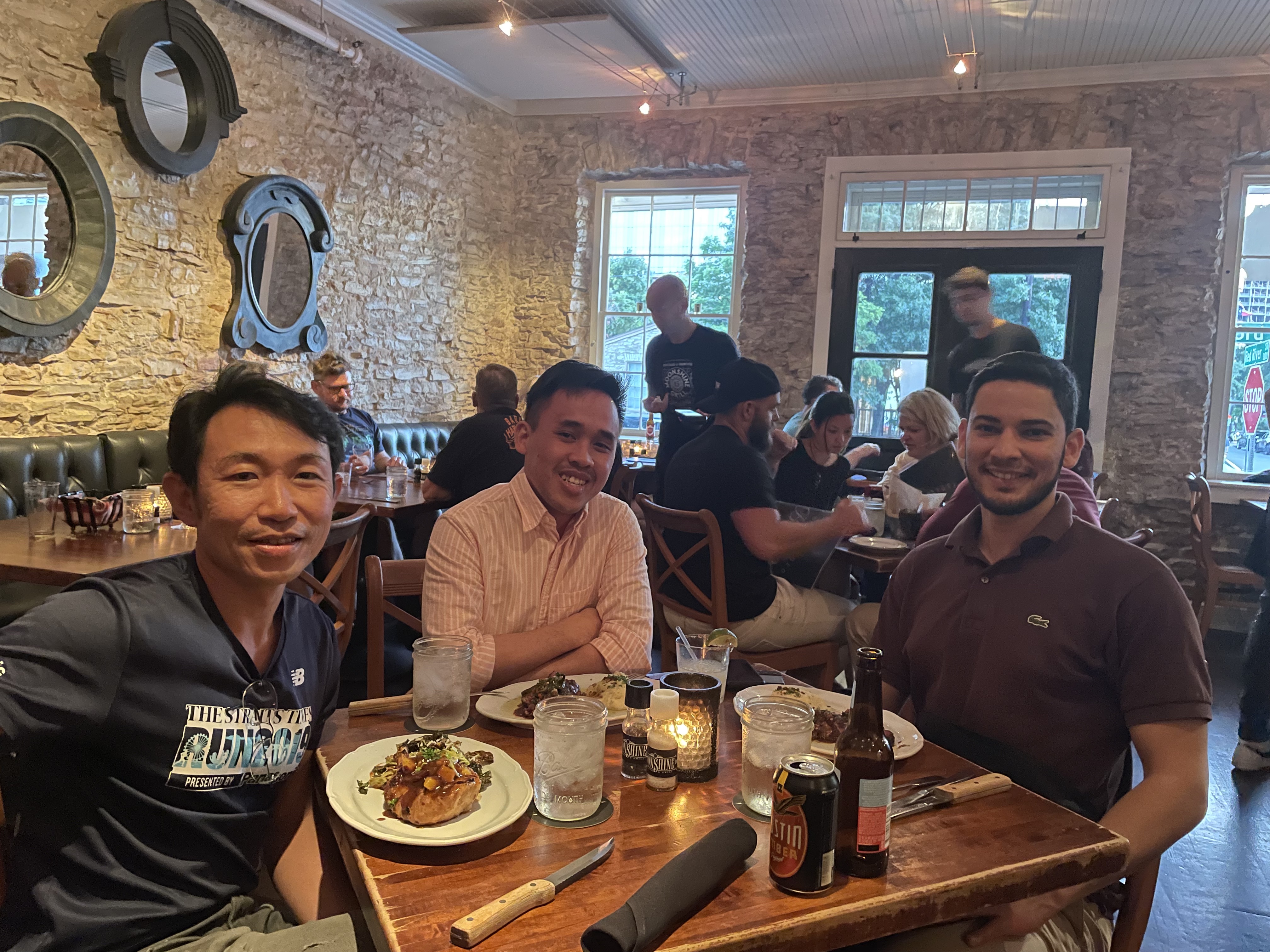 Chilling out before Tuan flew out after the tutorial